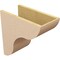 Ekena Millwork 9"W x 18"D x 18"H Classic Carmel Rough Cedar Woodgrain TimberThane Corbel, Primed Tan CORUR09X18X18CARRCPR - alternate 2